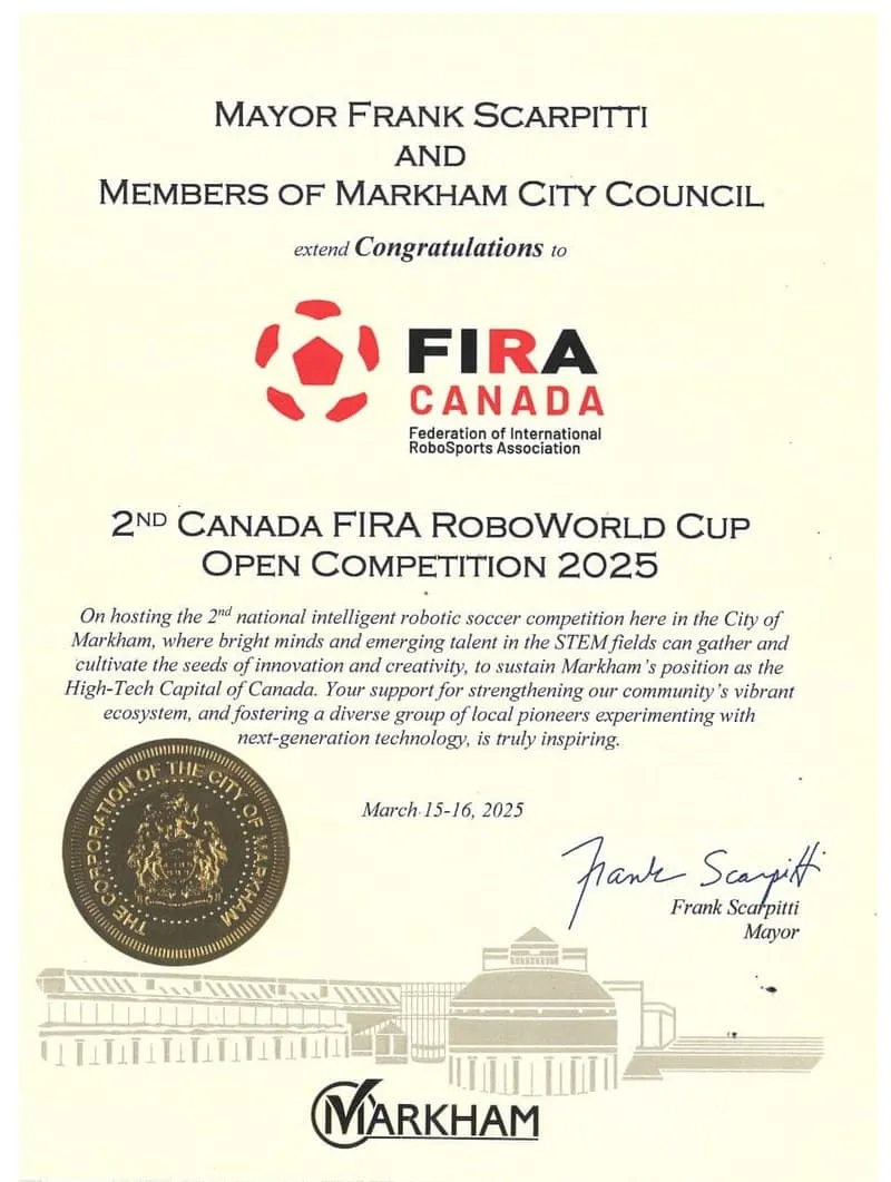 Mayor of Markham — FIRA Canada